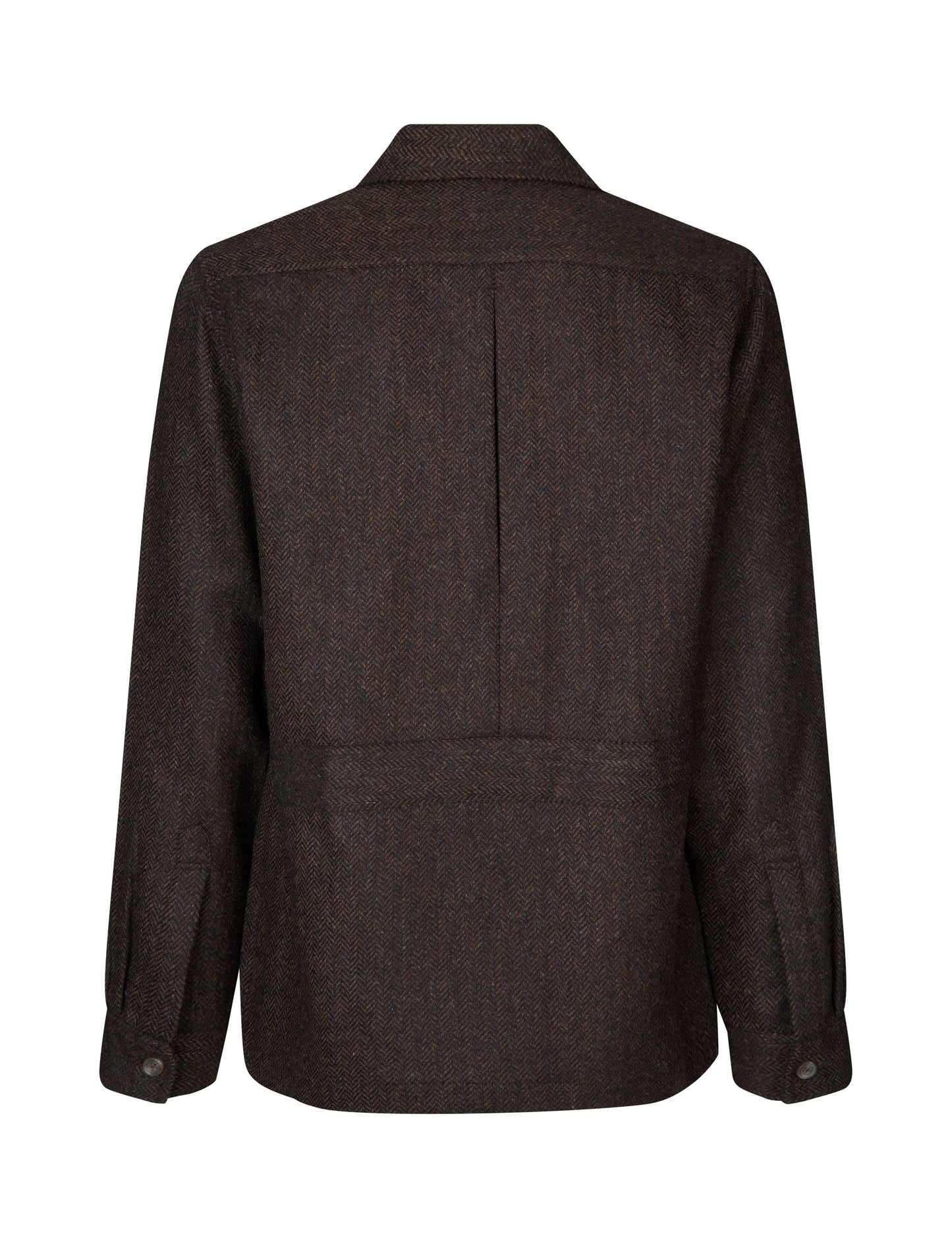 Beauly Mens Tweed Shacket, brown